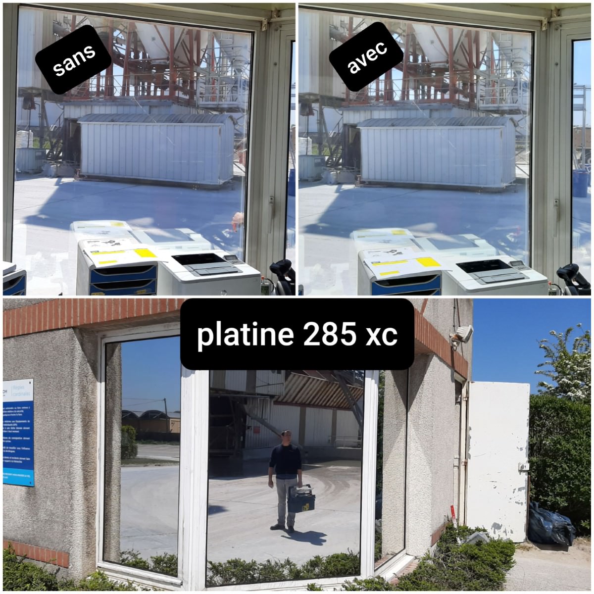 Film solaire Solar Screen Chrome 285 xc pour vitrage / fenêtre